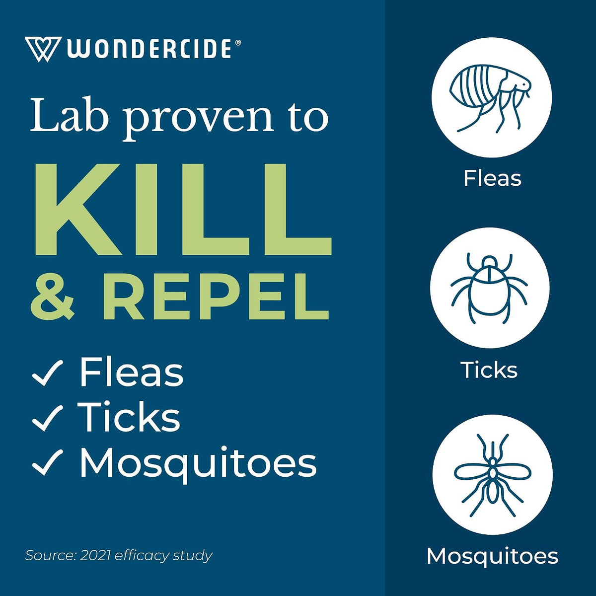 Wondercide Flea Tick & Mosquito Spray for Pets & Home - Rosemary 16 fl oz | With Natural Essential Oils - Killer, Control, Prevention, Treatment of Fleas & Ticks for Dogs and Cats - Pet & Family Safe