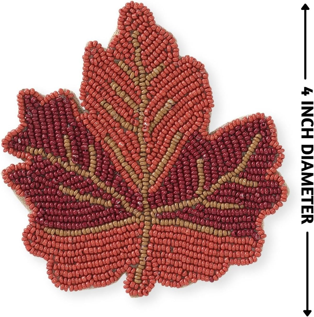 Folkulture Fall Coasters Set of 4, Boho Fall Table Decor