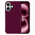 Polka Dot Pattern Phone Case for iPhone 13/14 6.1", Wine
