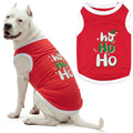 Parisian Pet Dog Tshirt - Embroidered “ Sorry Santa I Ate Your Cookies “ Dog Shirt - Lightweight Cotton Pet Christmas Outfit - Sleeveless Christmas Puppy Clothes - Shirts for Small Dogs - XXS