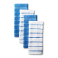 KitchenAid Albany Kitchen Towel 4-Pack Set, Honey Orange/White, 16"x26"