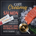 Catit Creamy Lickable Cat Treat – Healthy Variety of Flavors, 50 Pack, Hand-Feed or Serve, Nutrient-Rich Squeeze Tube, 0.5 oz Each