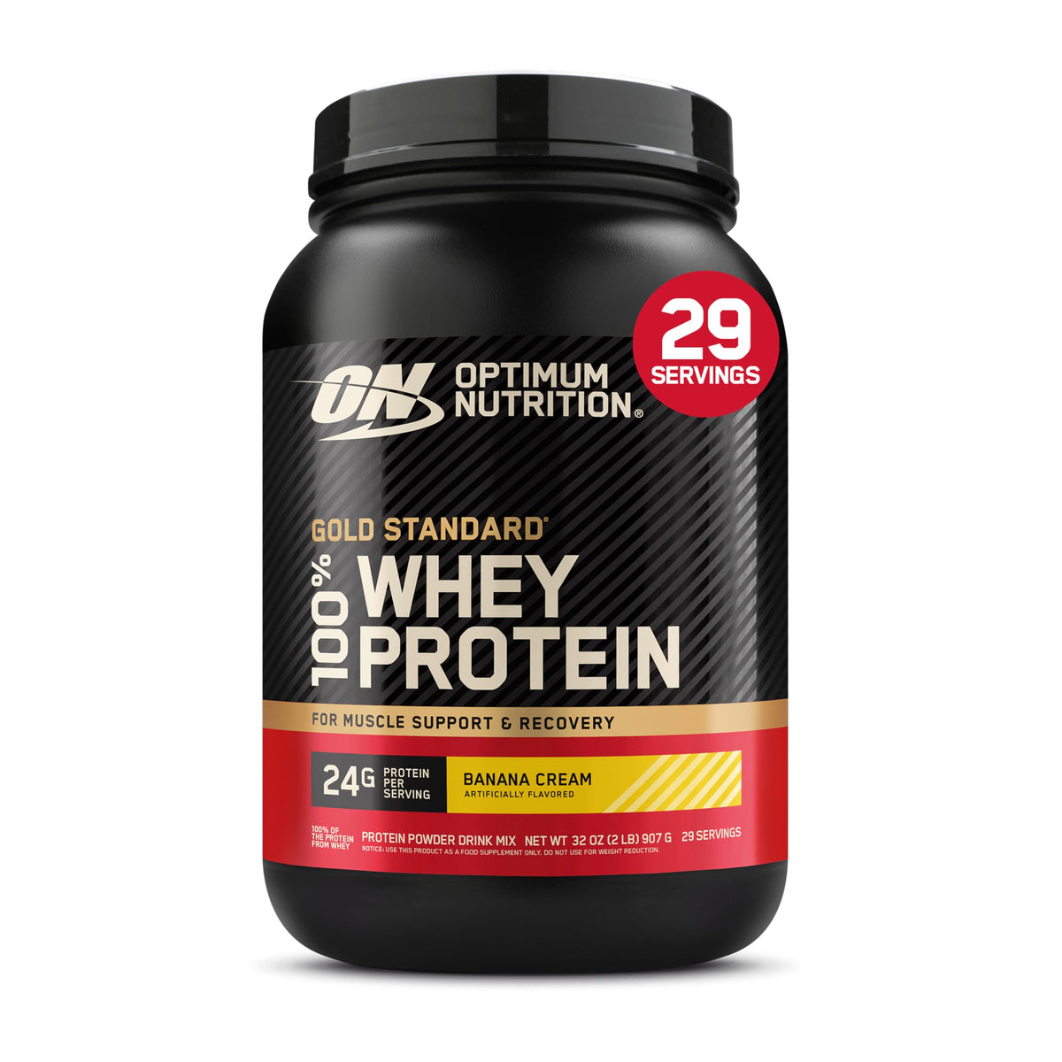 Optimum Nutrition Gold Standard 100% Whey Protein Powder, Extreme Milk Chocolate, 5 Pound (Packaging May Vary) | 24g of 100% Whey Protein Powder Per Serving, with BCAAs, Gluten Free, Banned Substance Tested, Easy Mixing, Muscle Support