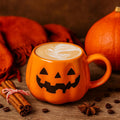 Halloween Cute Pumpkin Mug, Pumpkin Shaped Mug Decorations, Cute Halloween Cup 12 Ounce