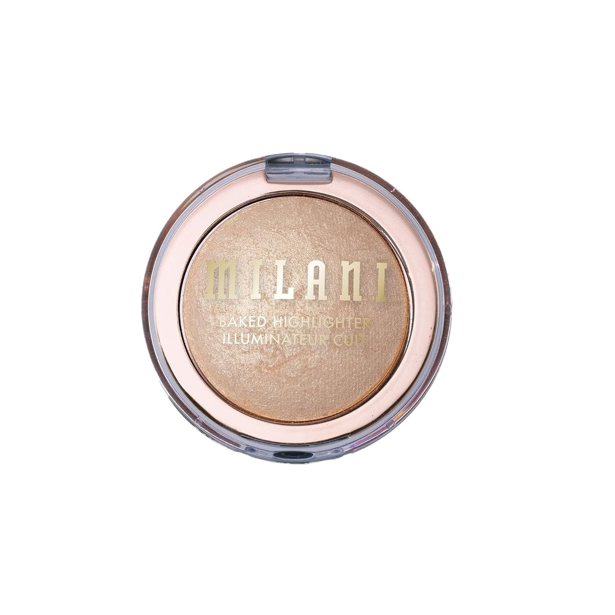 Milani Baked Highlighter - Long-Lasting Powder for Natural Radiant Glow- Buildable & Blendable Face Makeup with Lit-From-Within Finish- Vegan, Cruelty-Free & Talc-Free, Made in Italy, Champagne D'oro