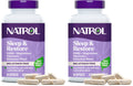 Natrol Sleep & Restore Magnesium Glycinate Blend Gummies, Cherry, 60 Count | Melatonin-Free, Nightitme Sleep-Aid for Adults, Calm Magnesium Glycinate with GABA, Botanical Blend, 100% Drug-Free