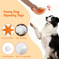 Nocciola Halloween Pumpkin Dog Toys, Hide and Seek Snuffle Plush Dog Toy for Small Dogs, Puppy Squeaky Toy with Crinkle Papers for Boredom