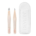 Revlon Designer Series 2-Piece Mini Tweezer Set For Travel