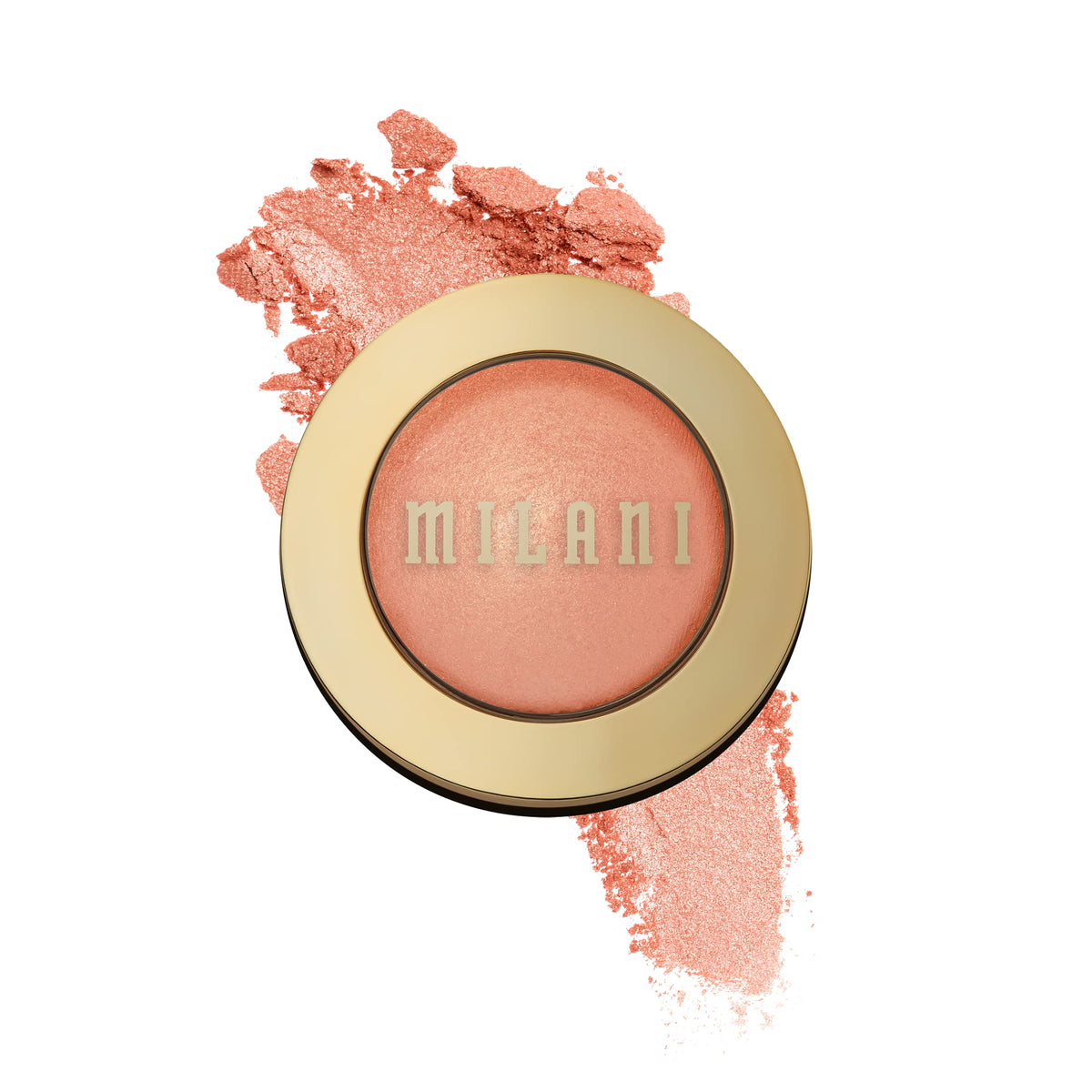 Milani Baked Blush, Updated Powder Blush for Cheeks, Cruelty Free Makeup - Shape, Contour & Highlight Face for a Shimmery or Matte Finish - Luminoso