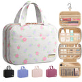 HOTOR Travel Toiletry Bag - Hanging Toiletry Bag for Women & Men, Makeup Bag/Big Comparment, Waterproof for Travel Accessories, Travel Essentials, Medium, Black