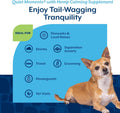 NaturVet Quiet Moments Plus Hemp Calming Aid Soft Chews for Dogs, Count of 60, 60 CT