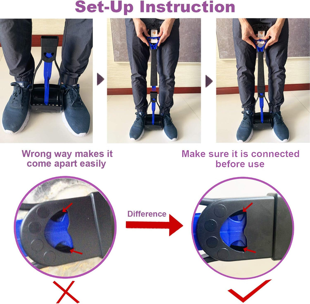 ienjoyed Non-Breakable Pooper Scooper for Large Medium & Small Dogs Heavy Duty, 28“Long Handled Dog Poop Scooper for Grass,Durable Dog Poop Pick Up Tool, Poop Grabber