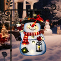 12x18 Lighted Christmas Snowman Garden Flag,  Outdoor Decor
