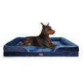 Bedsure Orthopedic Dog Bed Medium Size Dogs - Washable Small Medium Dog Cat Bed Waterproof, Comfort Cats Couch Sofa with Washable Removable Cover, Pets Bed with Nonskid Bottom, Grey, 28"