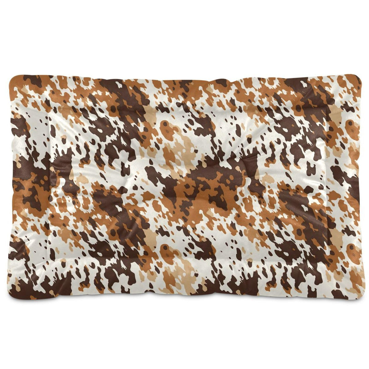 Christmas Patch Pet Bed Pad Soft Dog Bed Mat with Anti-Slip Bottom, Machine Washable Crate Pad Mattress for Dog Sleeping- 24 * 18inches