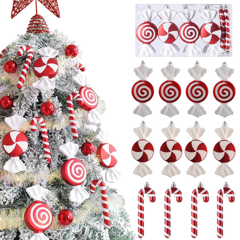 3 Pcs Gingerbread House Ornaments for Christmas Tree Decorations
