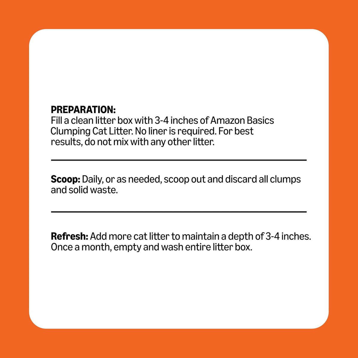 Amazon Basics Clumping Cat Litter, Unscented, Hard Clumping Formula - 14 lb Bag (Pack of 2)