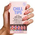 Chillhouse - Chill Tips, Press on Nails Kit - Sea Siren (Almond) - 30 Nail Shapes & Sizes - Up to 2 Weeks of Wear - Customizable Fit - Reusable - Latina Founded & Women Owned - Beauty & Self Care
