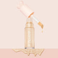 ColourPop Hi-Lite Dewy Liquid Highlighter - Ultra-Reflective Face & Body Illuminator - Glowy Summer Makeup with Hyaluronic Acid & Niacinamide for a Blendable Glow - Sugar Donut (0.38 oz)