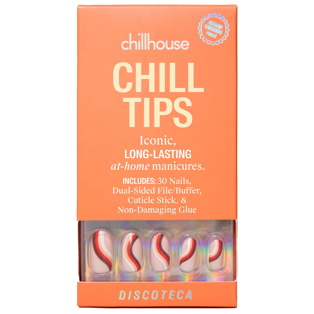 Chillhouse - Chill Tips, Press on Nails Kit - Sea Siren (Almond) - 30 Nail Shapes & Sizes - Up to 2 Weeks of Wear - Customizable Fit - Reusable - Latina Founded & Women Owned - Beauty & Self Care