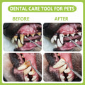 Dental Tools Pet Dog Teeth Cleaner Tool Kit, Stainless Steel Plaque Remover Dental Picks Tooth Tartar Scraper, Pets Oral Care Hygiene Set for Cats and Dogs Use with Case