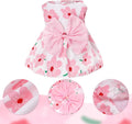 choyaxo Floral Dog Dress Cute Dog Skirt Pet Dress Summer Pet Clothes for Puppy Small Cats