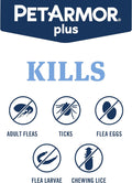 PetArmor Plus Flea and Tick Prevention for Cats over 1.5 lbs, Cat Flea and Tick Treatment, 6 Doses, Waterproof Topical, Fast Acting