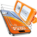 TOCOL for iPhone 15 Pro Screen Protector, Easy Installation