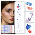 Halloween Glitter Freckle & Gems, Face Tattoo for Women Makeup Decorations