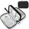 FYY Electronic Organizer, Travel Tech Pouch Bag, Cable Organizer Black