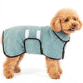 Dog Bathrobe, Super Absorbent for Small to Large Dogs, Dark Blue XL | Dog Robes with Soft Fleece, Warm & Cozy, Adjustable Fit, and Quick Drying Coat for Baths Swimming and Grooming