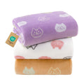 Luciphia 3 Pack Cute Cat Blankets Cozy Small Throw for Pet Puppy,23"x16"