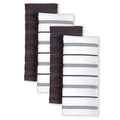 KitchenAid Albany Kitchen Towel 4-Pack Set, Honey Orange/White, 16"x26"