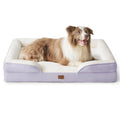 Bedsure Orthopedic Dog Bed Medium Size Dogs - Washable Small Medium Dog Cat Bed Waterproof, Comfort Cats Couch Sofa with Washable Removable Cover, Pets Bed with Nonskid Bottom, Grey, 28"