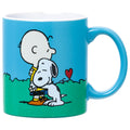 Silver Buffalo Peanuts Snoopy Fall Leaf, Wide Rim Ceramic Mug, 16oz