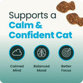 VetriScience Composure Calming Chews for Cats – Supports Relaxation & Balanced Behavior During Travel & Vet Visits, Daily Stress & Anxiety Support Supplement, Chicken Flavor, 30 Count