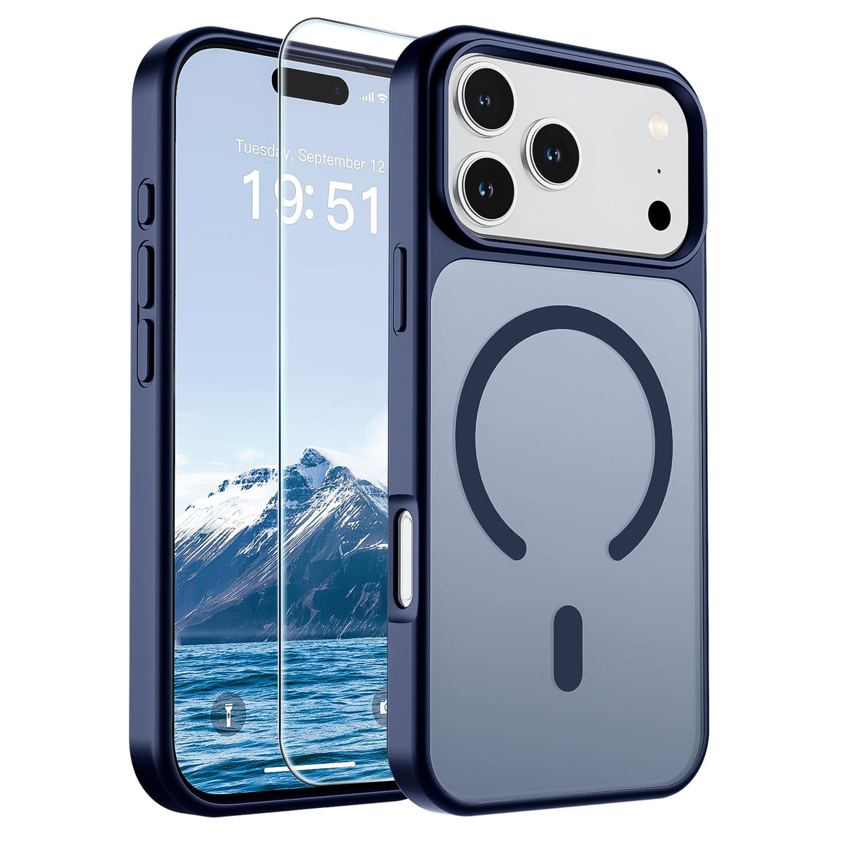 SUPFINE Magnetic for iPhone 13 Case/iPhone 14 Case Black