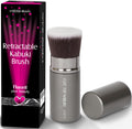 Flat Top Kabuki Foundation Brush By KESHIMA - Premium Makeup Brush for Liquid, Cream, and Powder - Buffing, Blending, and Face - 1.2" Top Diameter