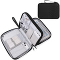 FYY Electronic Organizer, Travel Tech Pouch Bag, Cable Organizer Black