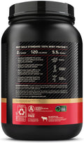 Optimum Nutrition Gold Standard 100% Whey Protein Powder, Cookies & Cream, 2 Pound (Packaging May Vary)