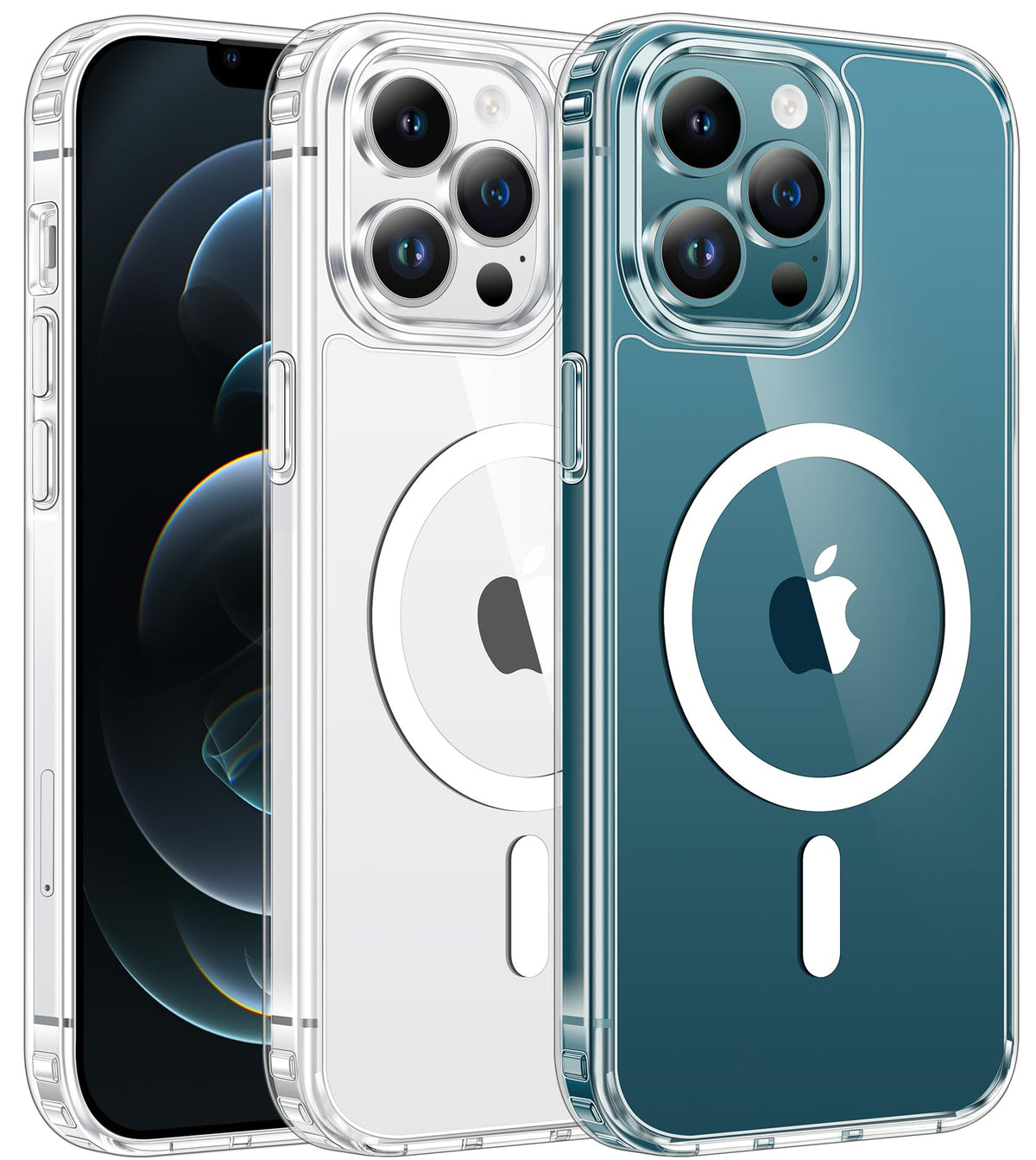 FNTCASE for iPhone 18 Pro Max Case / 17 Pro Max Clear Case Fit for Magsafe