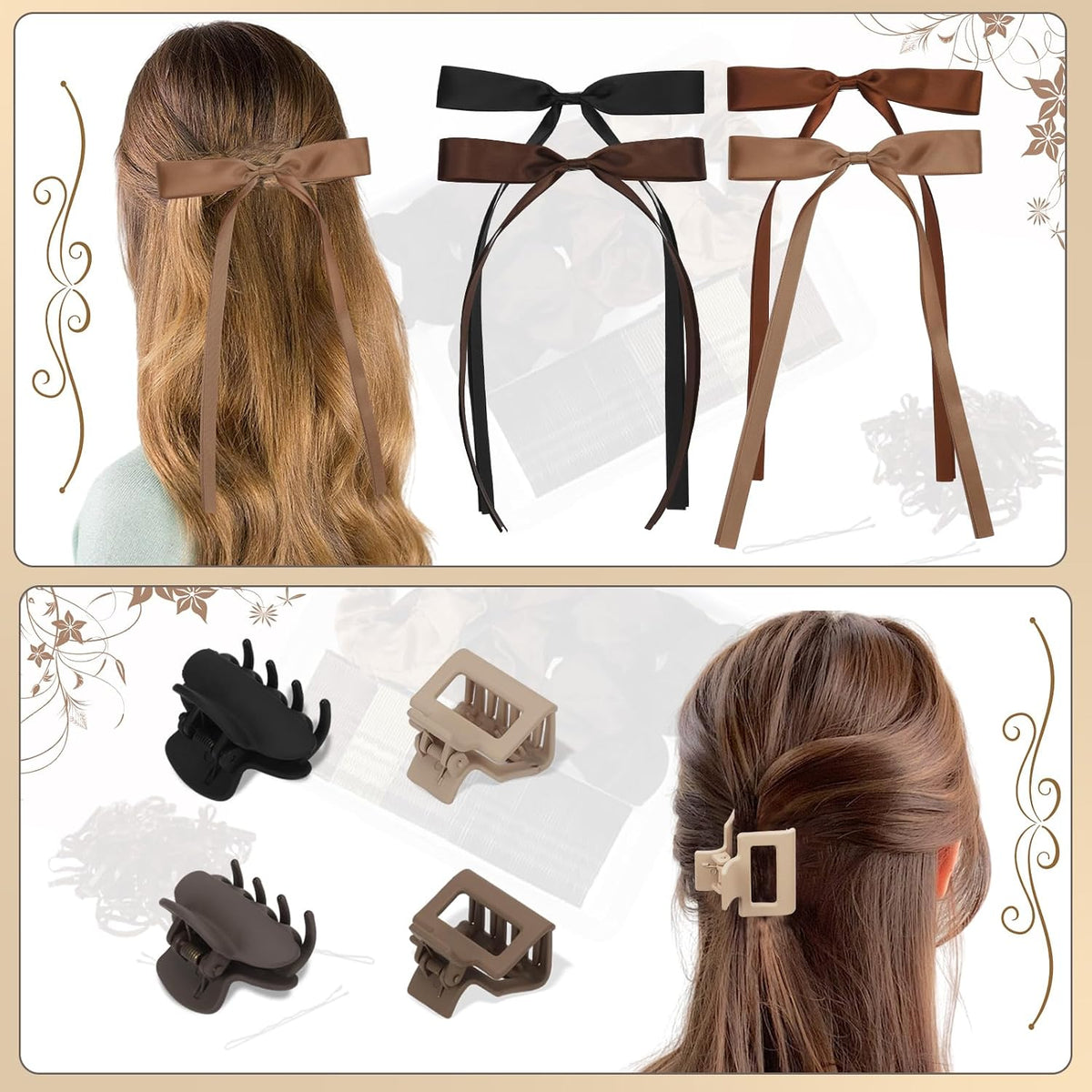 860Pcs Hair Accessories Set for Woman