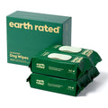 earth rated Dog Wipes, Hypoallergenic, Cleaning and Hydrating, for Grooming Paws, Body and Butt, Lavender Scented, 400 Count