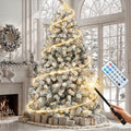 YITAHOME Prelit Black Halloween Christmas Tree 6ft with Remote