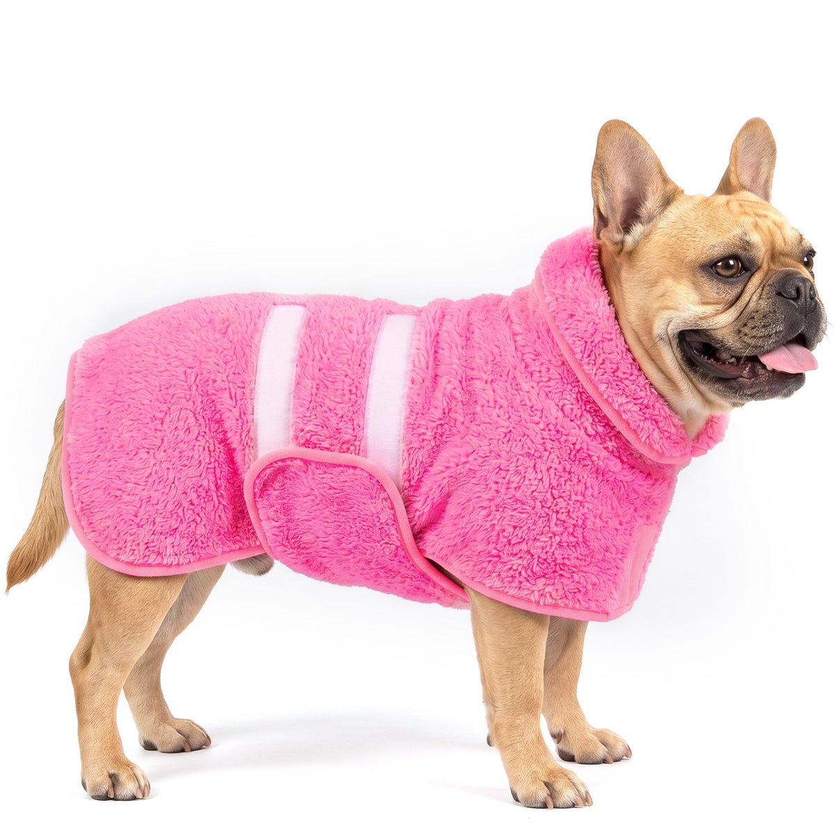 Dog Bathrobe, Super Absorbent for Small to Large Dogs, Dark Blue XL | Dog Robes with Soft Fleece, Warm & Cozy, Adjustable Fit, and Quick Drying Coat for Baths Swimming and Grooming