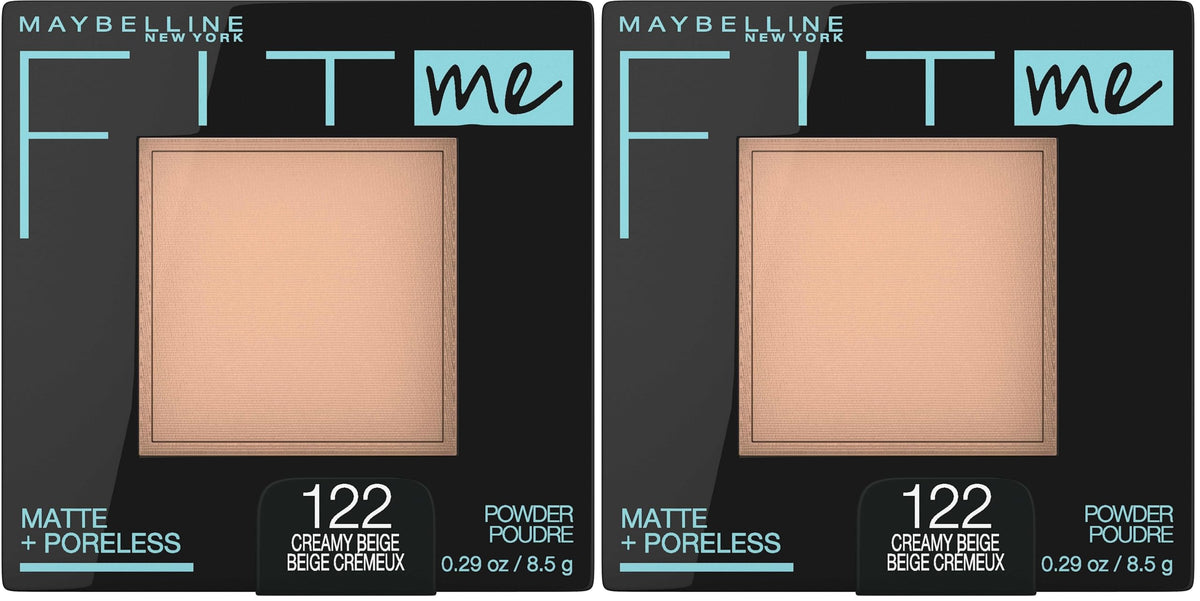 Maybelline Fit Me Matte + Poreless Pressed Face Powder Makeup & Setting Powder, Coconut, 1 Count