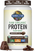 Garden of Life Protein Powder, Vegan Protein Powder, BCAA, Probiotics & Digestive Enzymes, Gluten & Lactose Free, Unflavored, 20 Servings