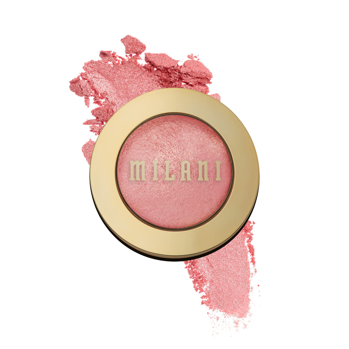 Milani Baked Blush, Updated Powder Blush for Cheeks, Cruelty Free Makeup - Shape, Contour & Highlight Face for a Shimmery or Matte Finish - Luminoso