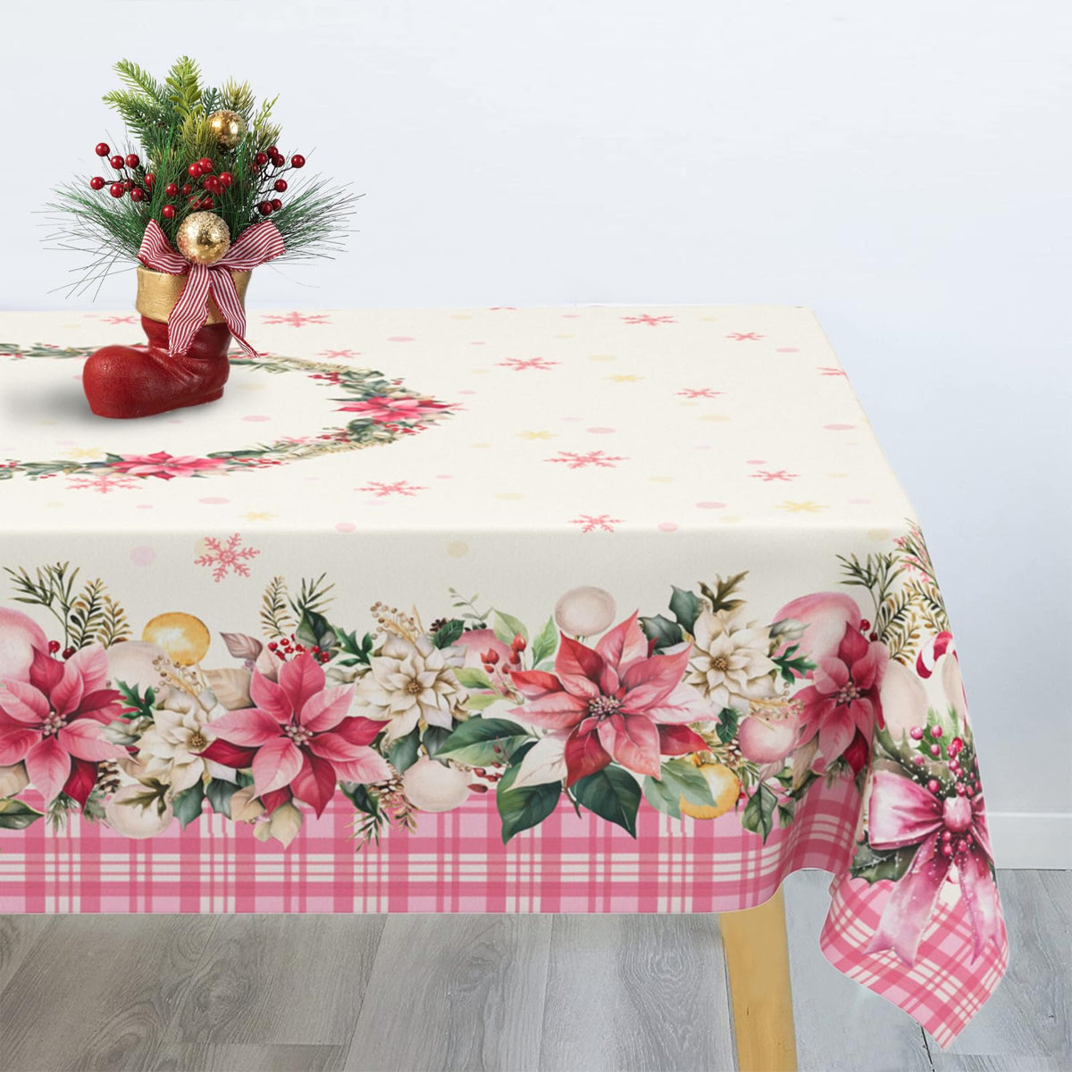 Fall Thanksgiving Tablecloth Waterproof Pumpkin Table Cloths for Autumn Harvest Indoor Outdoor Dining Room Decor-60 * 84" Oval