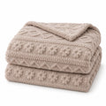 Rust Throw Blanket - Soft & Fluffy Fleece, Cute & Aesthetic, Perfect for Sofa, Couch, Chair, Bed, Living Room & Bedroom, All-Season Use, Plush & Cozy Decorative Blanket